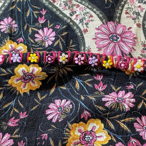 Agua Bendita Aguja Daphne Cutout Floral Maxi Dress Medium - Picture 6 of 9